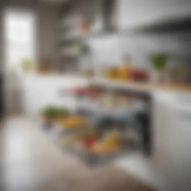 An organized kitchen with various EMSA food storage containers