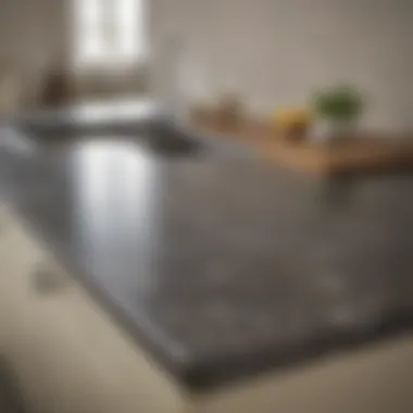 Versatile laminate worktop demonstrating practical advantages