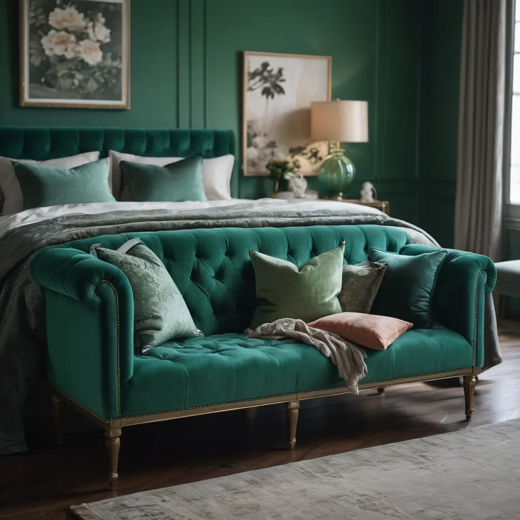 Emerald Green Bedroom Bench: Style and Selection Guide
